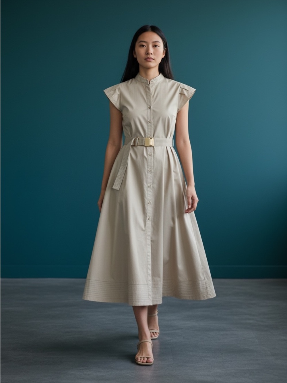 JS71 belted safari dress